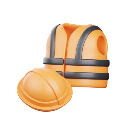 Chaleco de seguridad  3D Icon