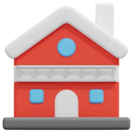 Chalet  3D Icon