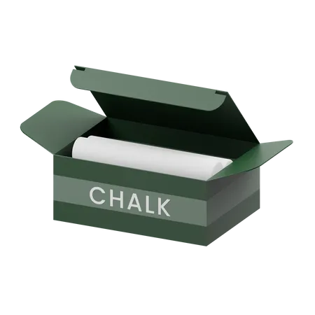 Chalk  3D Illustration