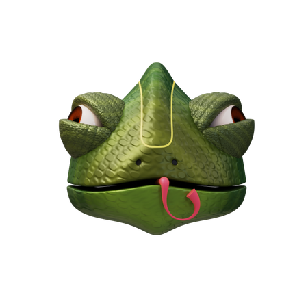 Chameleon  3D Icon