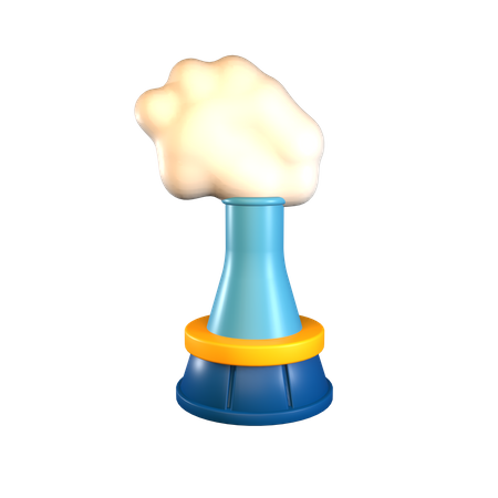 Chaminé de fábrica  3D Icon