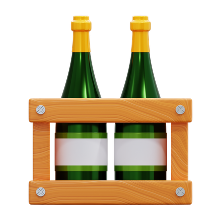 Champagne  3D Icon