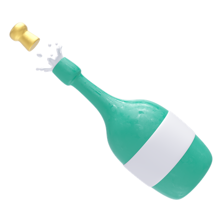 Champagne  3D Icon