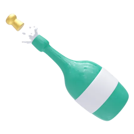 Champagne  3D Icon