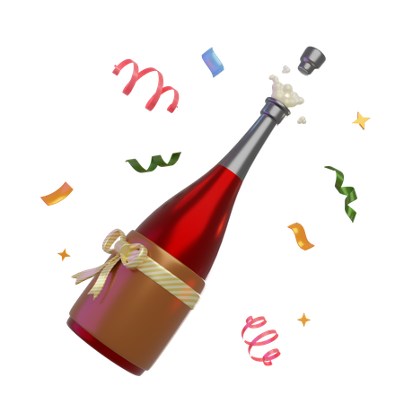 Champagne  3D Icon