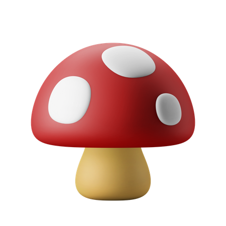 Champignon  3D Icon