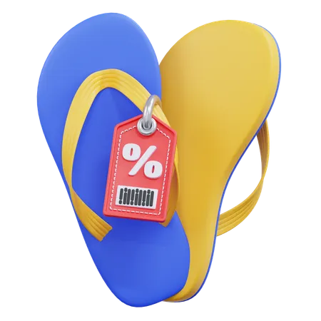 Chancletas  3D Icon