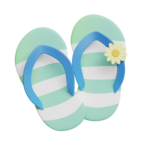 Chancletas  3D Icon