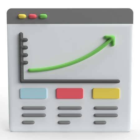 Channel Growth  3D Icon