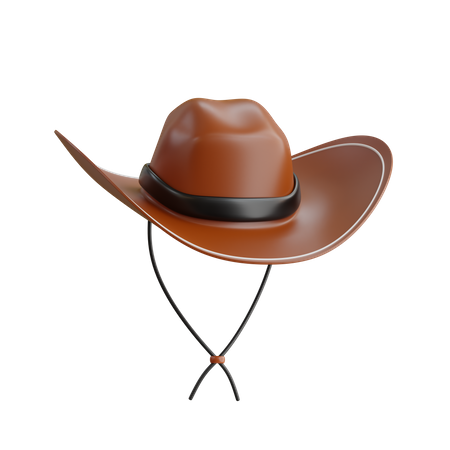 Chapeau de cowboy  3D Icon