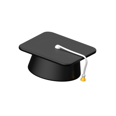 Chapeau de remise de diplôme  3D Icon