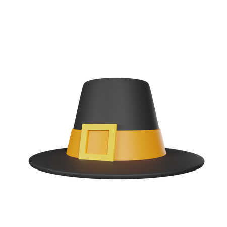 Chapeau de pèlerin  3D Icon