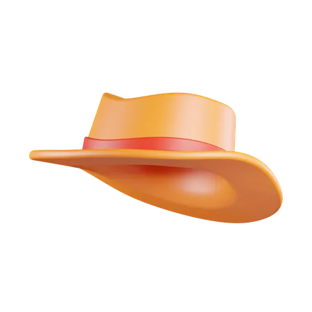 Chapéu fedora  3D Icon