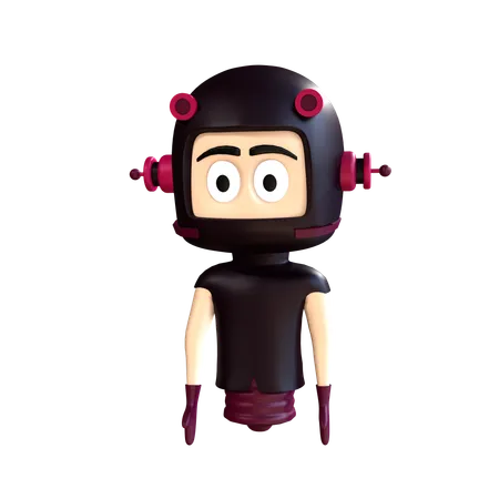 Character standing  3D Illustration