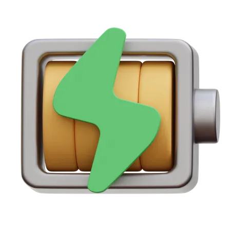 Charging Battery  3D Icon