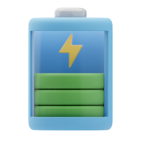 Charging Battery  3D Icon