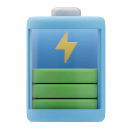 Charging Battery  3D Icon