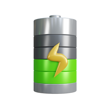 Charging Battery  3D Icon