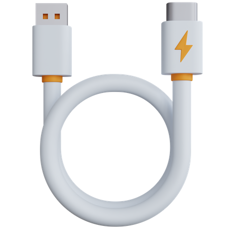 Charging Cable  3D Icon