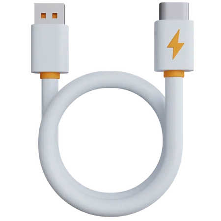 Charging Cable  3D Icon