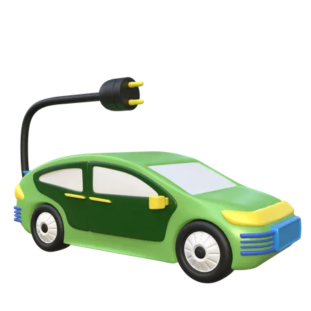 Charging Car  3D Icon