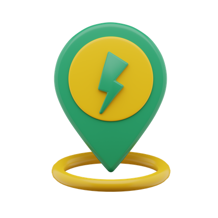 Charging Location  3D Icon