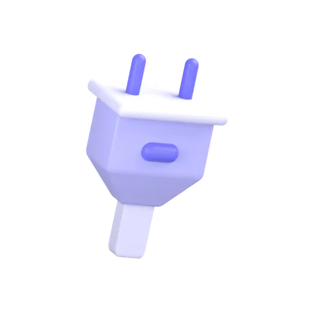 充電プラグ  3D Icon