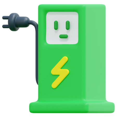 Charging Station  3D Icon