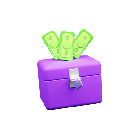 Charity Box  3D Icon