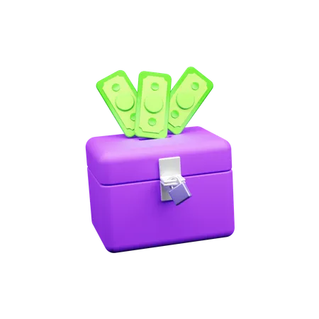 Charity Box  3D Icon