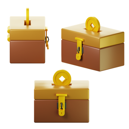 Charity Box  3D Icon