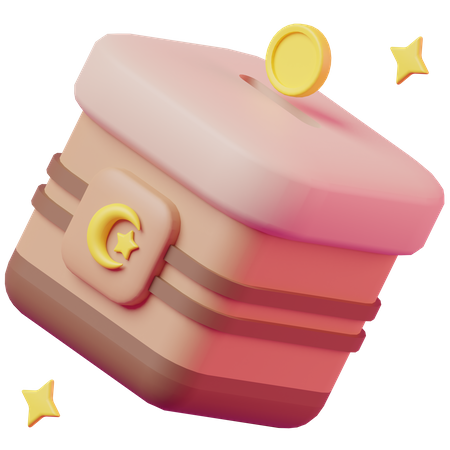 Charity Box  3D Icon