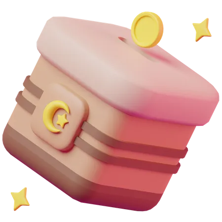 Charity Box  3D Icon