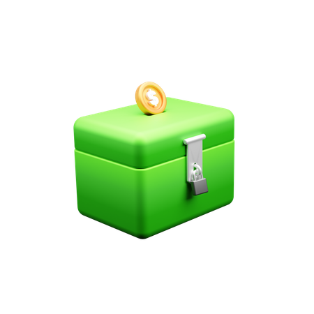 Charity Box  3D Icon