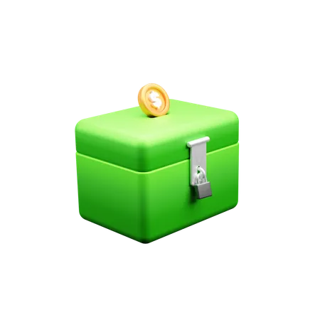 Charity Box  3D Icon