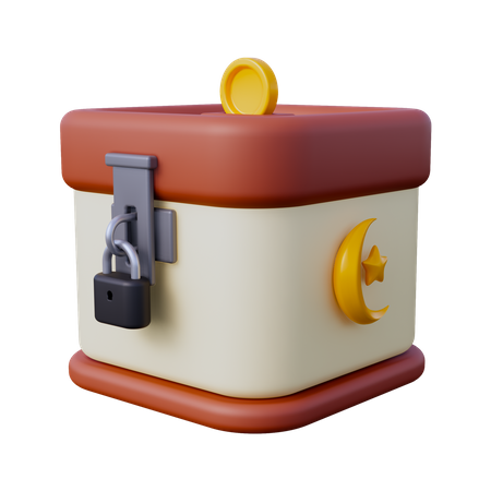 Charity Box  3D Icon