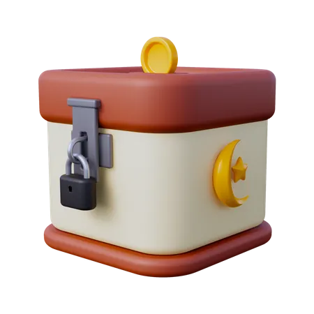 Charity Box  3D Icon