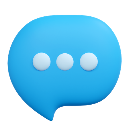 Chat  3D Icon