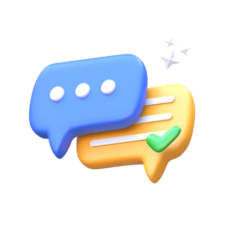 Chat  3D Icon