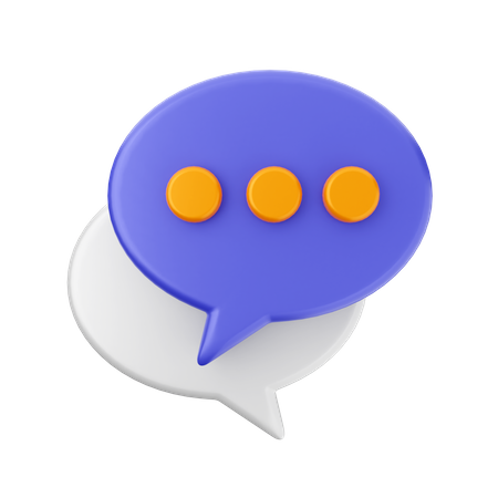 Chat  3D Icon