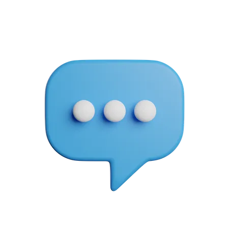 Chat-Blase  3D Icon