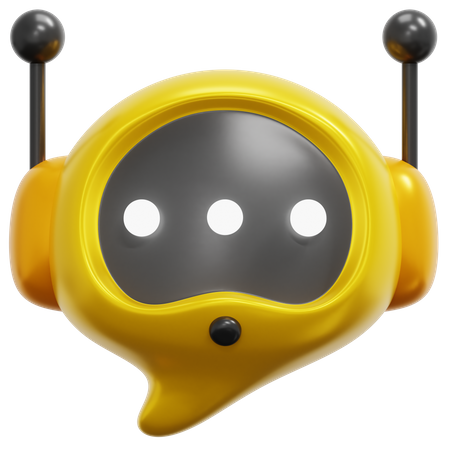 Chat Bot  3D Icon