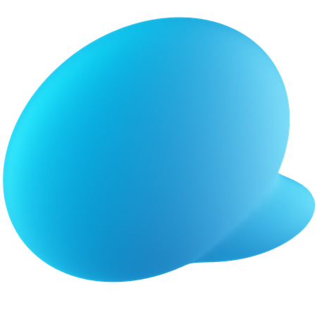 Chat Bubble  3D Icon