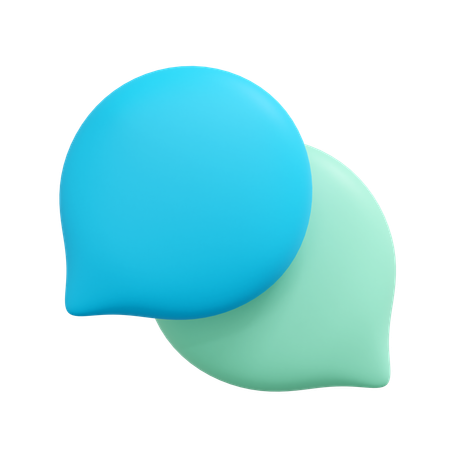 Chat bubble  3D Icon