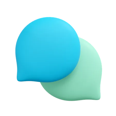 Chat bubble  3D Icon