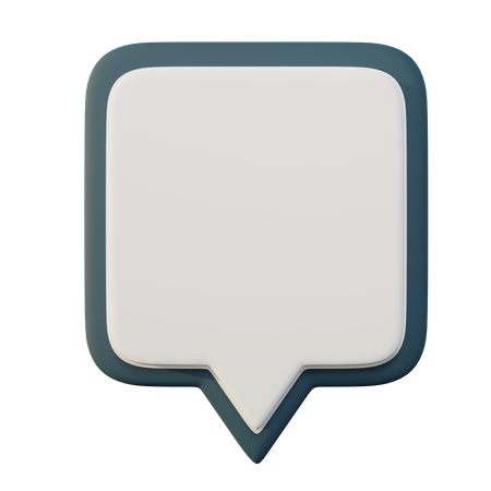 Chat Bubble  3D Icon