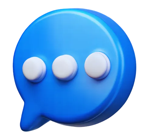 Chat Bubble  3D Icon