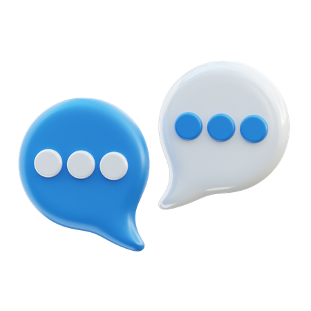 Chat Bubble  3D Icon