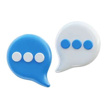 Chat Bubble  3D Icon