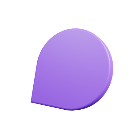 Chat Bubble  3D Icon